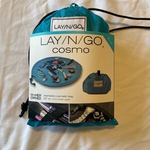 Lay-n-Go Cosmo Blue Cosmetic Bag